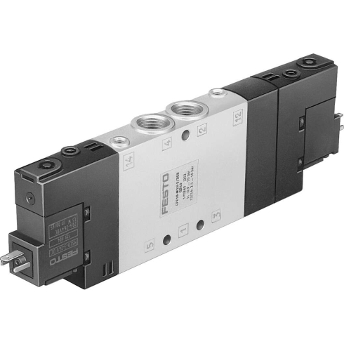 Распределитель с электроуправлением Festo CPE18-M1H-5/3E-1/4, арт. 170249, резьба Наружная резьба, тип резьбы G — фото товара