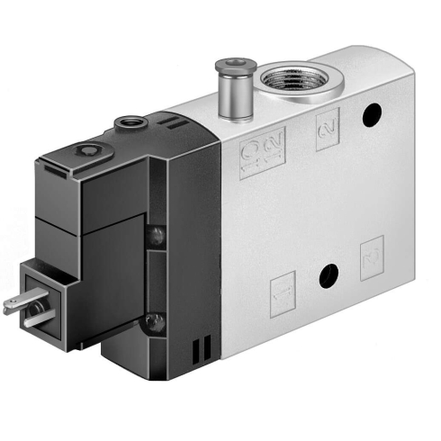 Распределитель с электроуправлением Festo CPE24-M1H-3GLS-3/8, арт. 163169, резьба Наружная резьба, тип резьбы G — фото товара