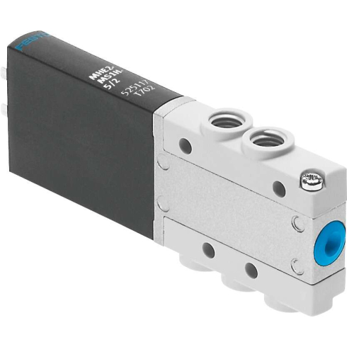 Распределитель с электроуправлением Festo MHE2-MS1H-5/2-M7, арт. 525113, резьба Наружная резьба, тип управления Электромагнитное — фото товара