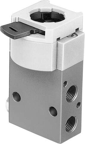 Распределитель для монтажа на лицевой панели Festo SVS-3-1/8, арт. 10190, тип резьбы G, тип управления Механическое — фото товара