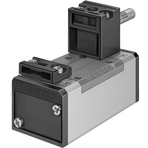 Распределитель с электроуправлением Festo MFH-5/2-D-1-FR-C-EX, арт. 535960, тип резьбы G, тип управления Электромагнитное — фото товара