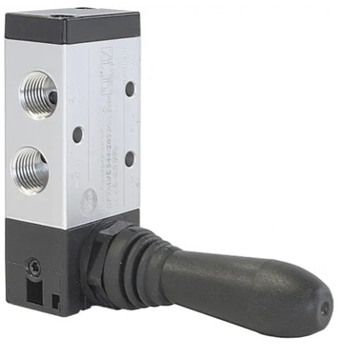 Распределитель с ручным управлением KIPVALVE 544-2053C-L, тип управления Ручное, рабочая среда Сжатый воздух — фото товара
