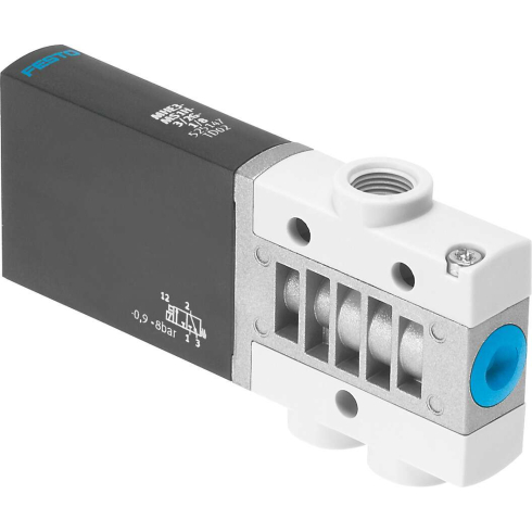 Распределитель с электроуправлением Festo MHE3-M1H-3/2G-1/8, арт. 525146, резьба Наружная резьба, тип резьбы G — фото товара
