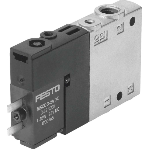 Распределитель с электроуправлением Festo CPE10-M1BH-3GL-M7, арт. 196915, резьба Наружная резьба, тип управления Электромагнитное — фото товара