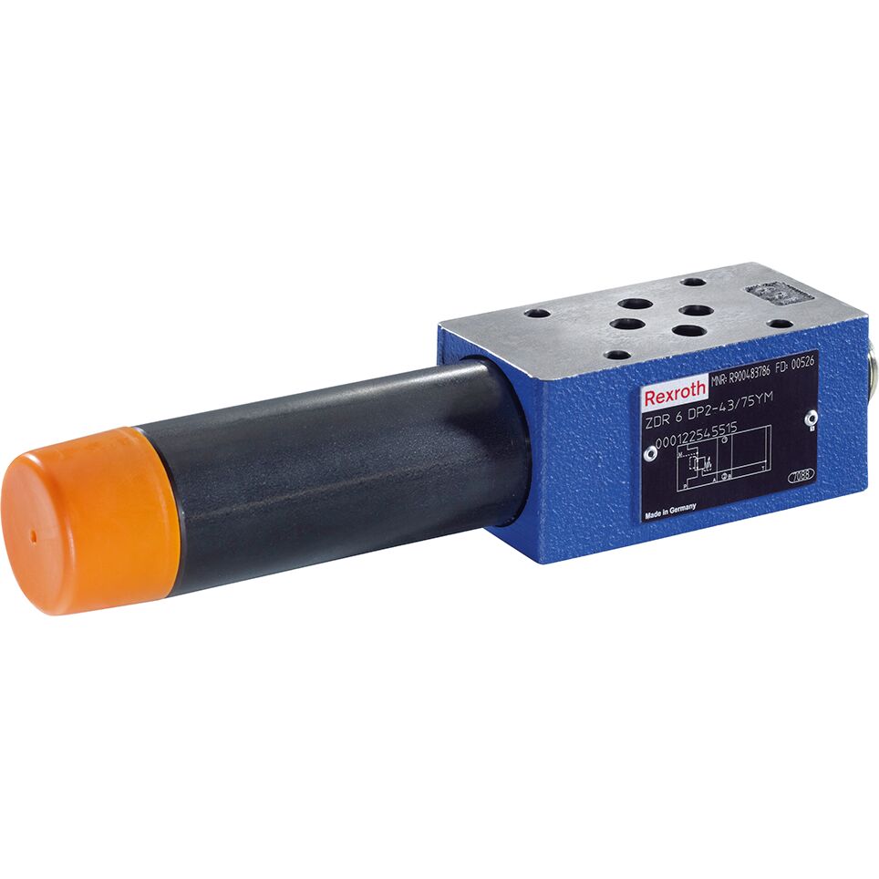 ZDR6DP2-4X/210YM - Редукционный клапан Ду 6 трехлинейный модульного монтажа с давлением регулировки до 210 бар, регулирует в канале P, обратный клапан - М = нет