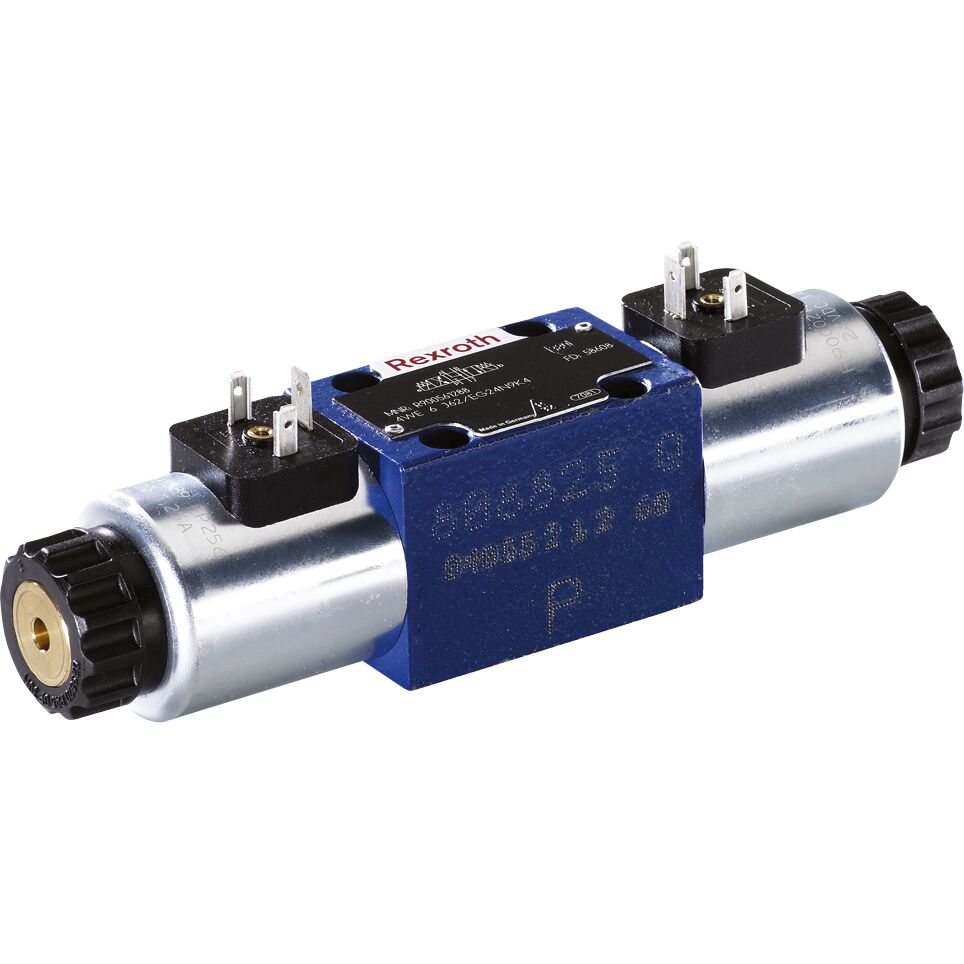 4WE6G61/CW220-50N9K4 - Гидрораспределитель золотниковый Ду 6 с электроуправлением, схема G (64), электроуправление W230, возврат - пружинный