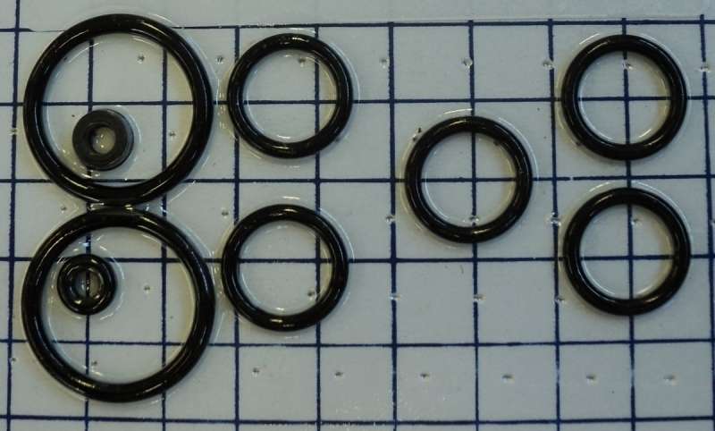 Seal kit for WH25 - Комплект уплотнений для распределителя WEH25 / WH25, NBR